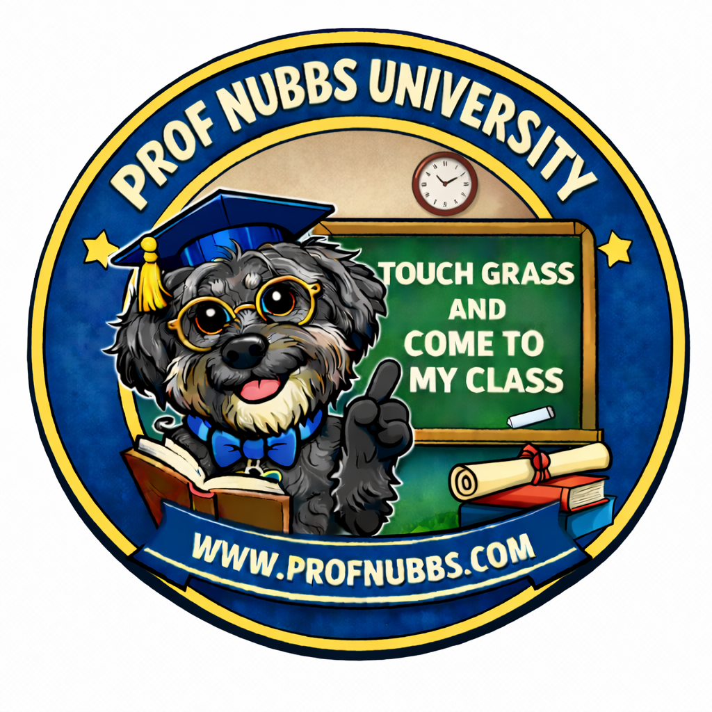 Professor Nubbs sticker